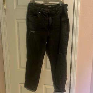 Old Navy Black High Rise Jeans
